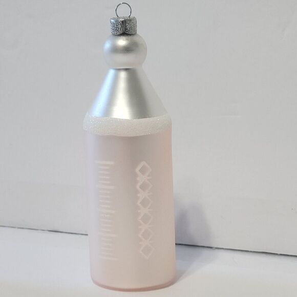 Sentimental Memories Collection Pink Baby Girl Christmas Glass Ornament Set 7 - Picture 7 of 8